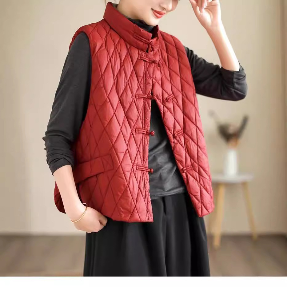 Vest with down