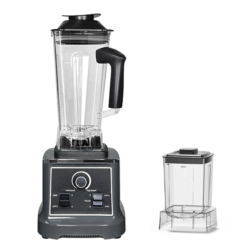 2리터 고무 코팅 손잡이 컵 + 그라인딩 컵