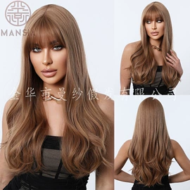 假发长卷发;长直发假发;假发短卷发