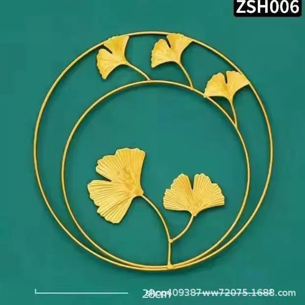 亚马逊跨境时尚简约铁艺壁挂房间客厅装饰品