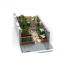 C7482 带植物、蔬菜和花卉的社区花园 681颗粒数 | 全新