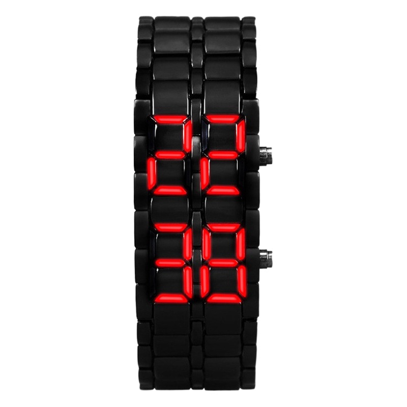Foreign Trade Cross-Border Popular Led Lava Watch Binary Led Student Couple Watch Led Digital Watch Chain Hand