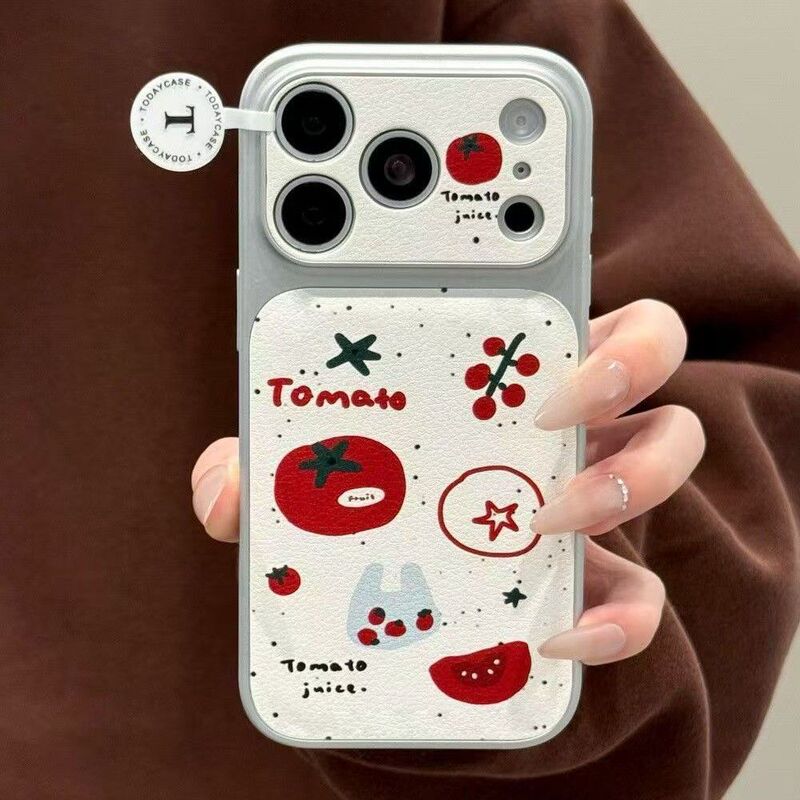 Little Tomato Phone Case Without Wrist Strap Suitable for Apple 17 Full Coverage 13 Corning Case 16Pro/15Promax/14/12