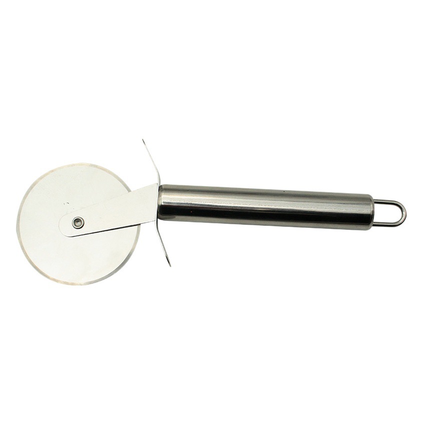 Stainless steel pizza roller knife single double wheel pizza cutter pancake cutter pizza cheese baking gadget