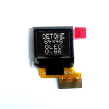 0.66���n�� OLED�@ʾ�� SPI I2C SSD1306�� 64X48�c� 0.66��