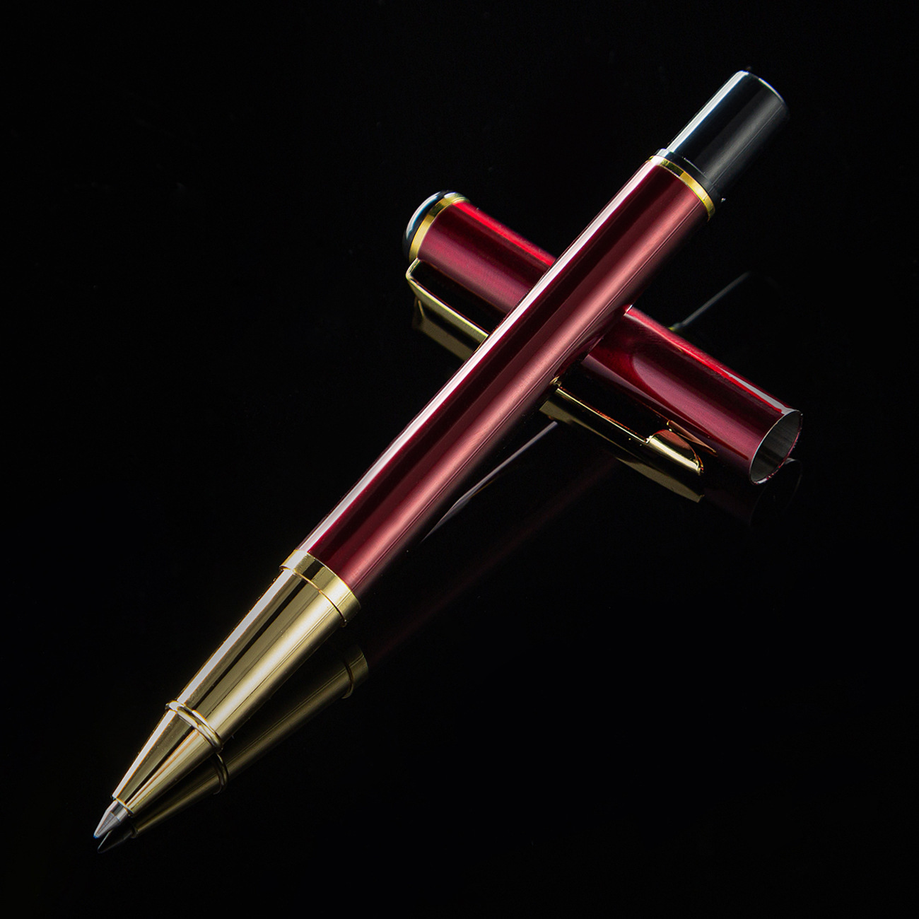 Pluma de firma de metal comercial mayorista regalos de oficina bolígrafo logotipo publicitario bolígrafo suministro spot