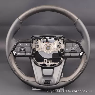 Suitable for Toyota Land Cruiser Tundra Tacoma Supra LC200 luxury wooden steering wheel