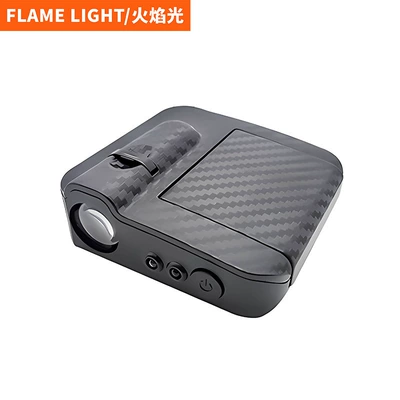 SOURCE Factory car welcome light wiring-free carbon fiber pattern infrared door induction projection lamp LOGO floor light