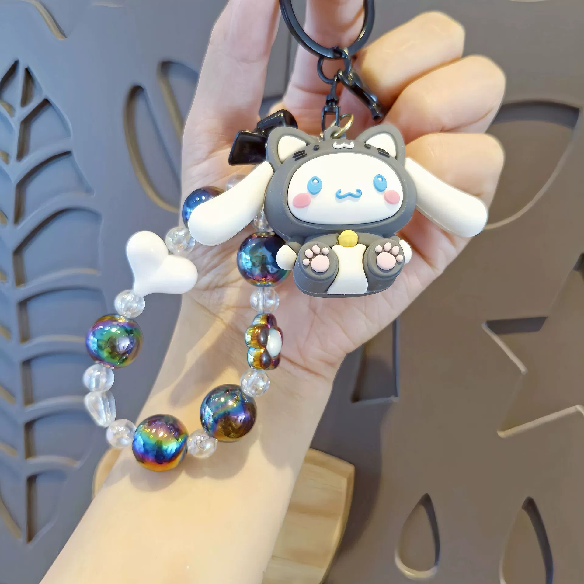 Брелок Sanrio Cinnamoroll милый подвес, украшение для сумки и телефона, 12 см