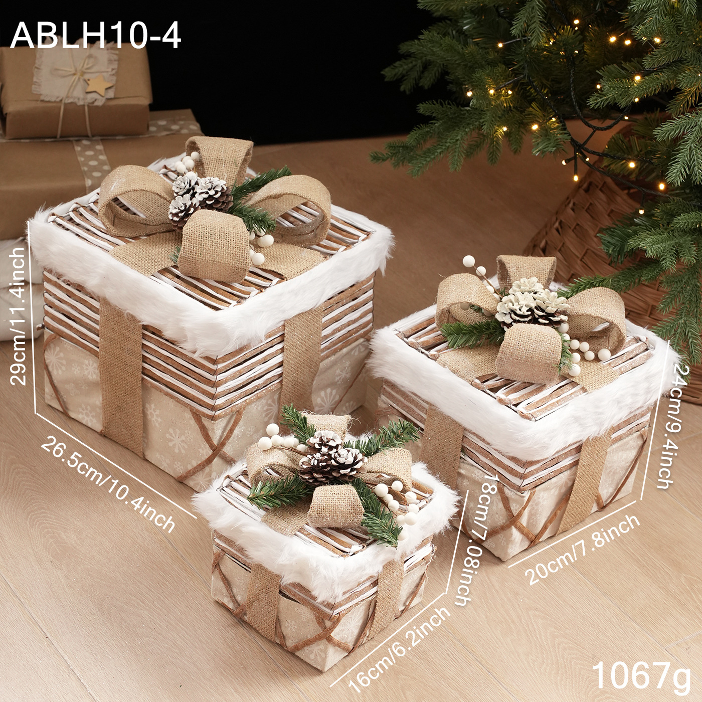 Caja de regalo D / 3 paquetes