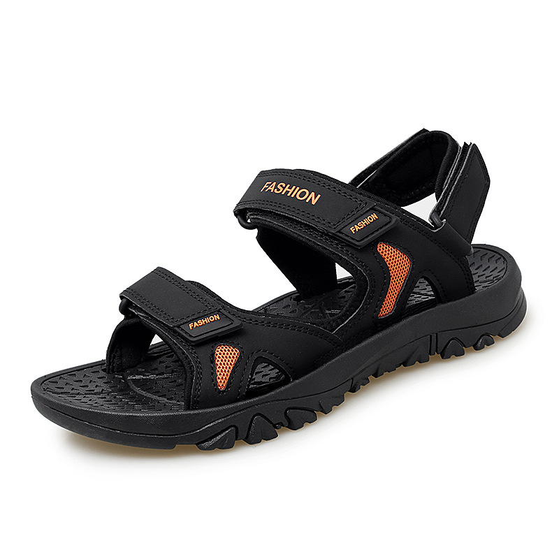 Más tamaño sandalias de los hombres de comercio exterior verano nueva moda estudiante juventud casual zapatos de playa zapatillas de hombre moda al por mayor entrega