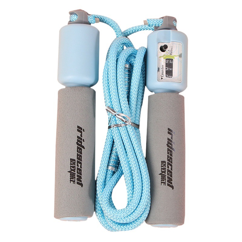 Conteo de niños saltar la cuerda estudiante examen deportivo especial entrenamiento de examen de ingreso a la escuela secundaria superior mango de esponja ajustable saltar la cuerda al por mayor