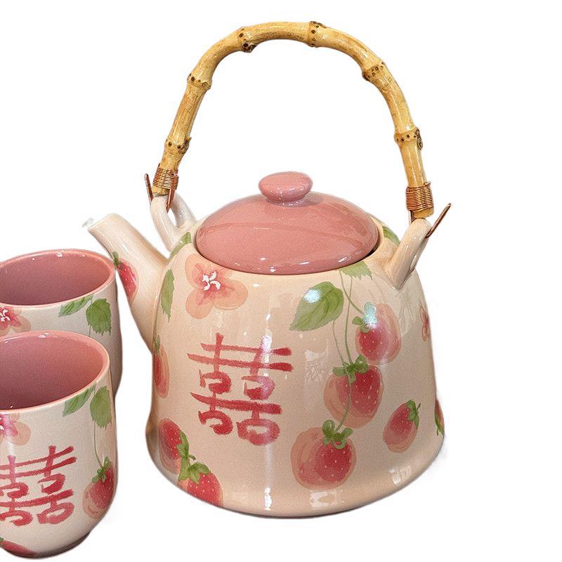 High-end ceramic teapot for home use