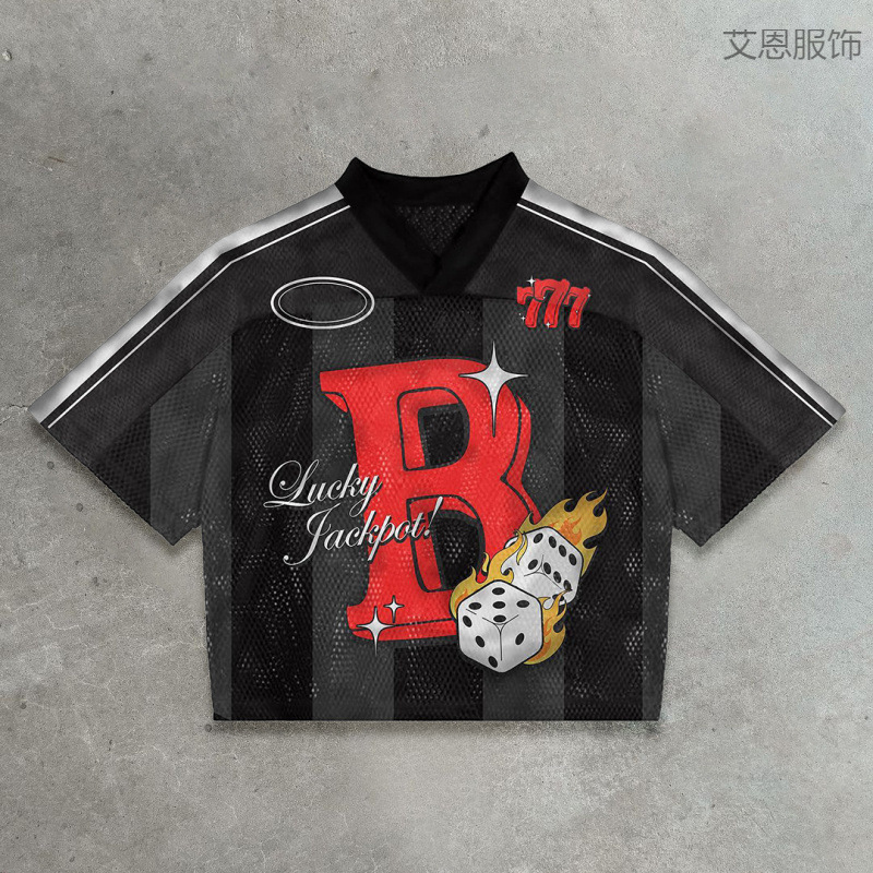 抽象创意视觉盛宴3D打印男士短袖超大T恤6XL亚马逊速卖通热销