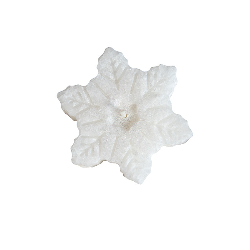 Navidad Año Nuevo copo de nieve aromaterapia decoración de la ventana del hogar banquete vela decoración vacaciones niños cumpleaños personal regalo