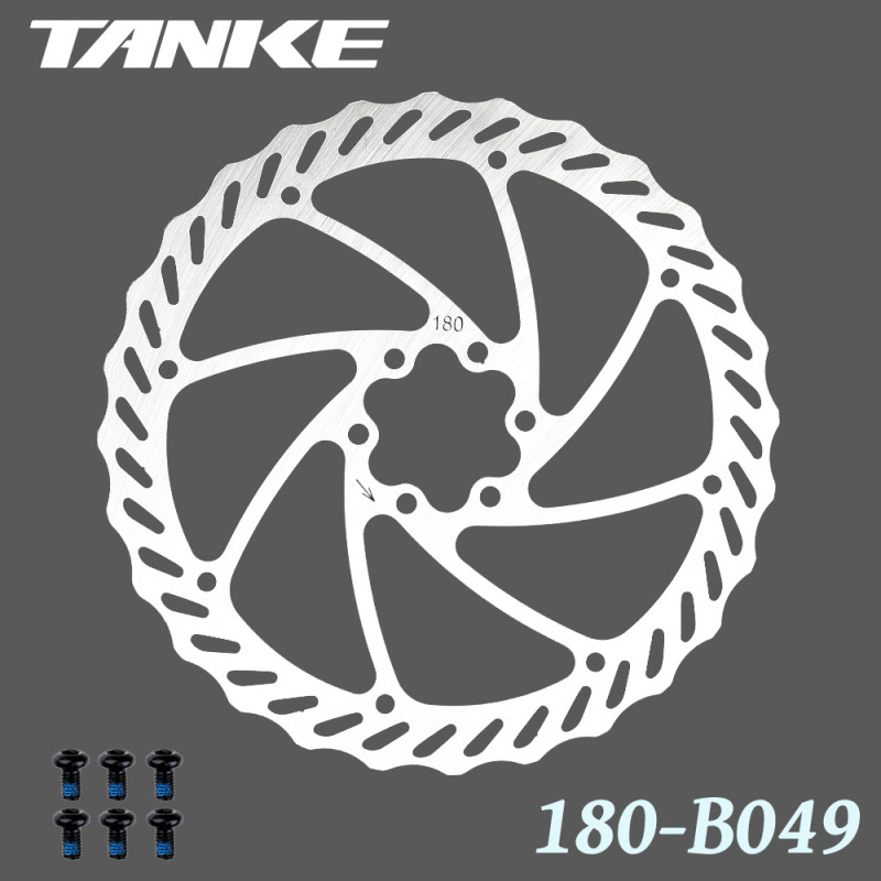 碳客TANKE自行车碟片 160mm炫彩山地车碟盘镂空不锈钢六钉刹车片|undefined