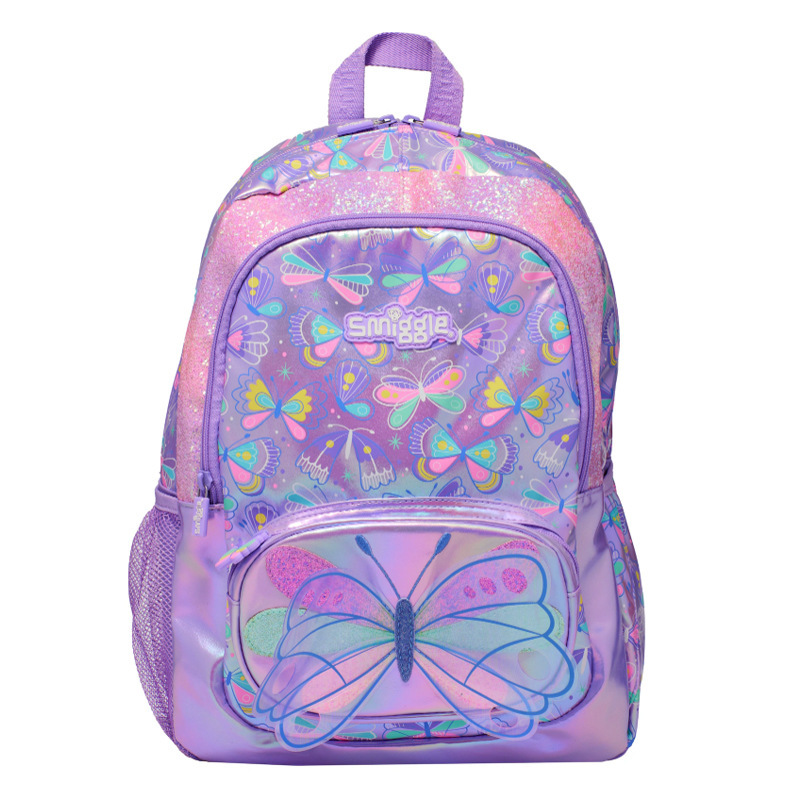 Smiggle grande kt Stitch mochila de gran capacidad de descompresión de doble hombro de dibujos animados