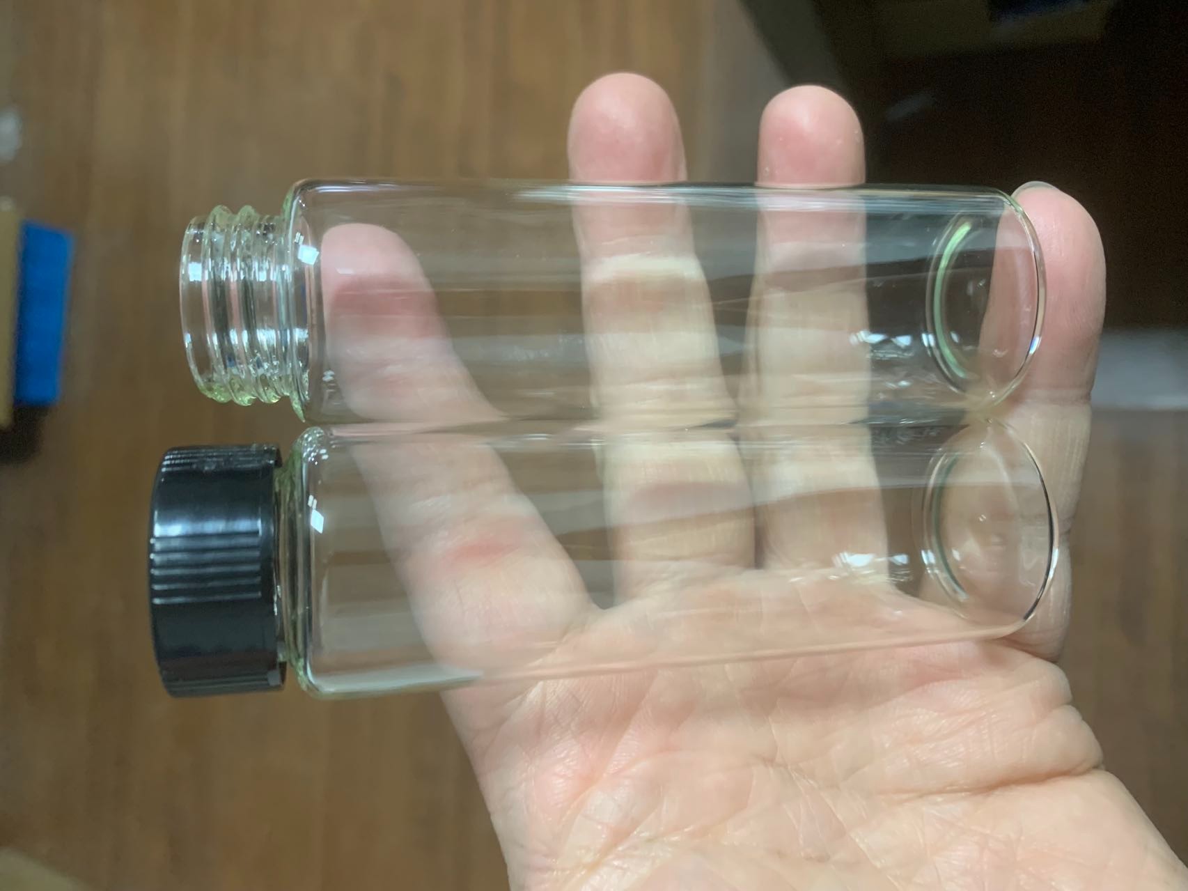 Transparent bottle