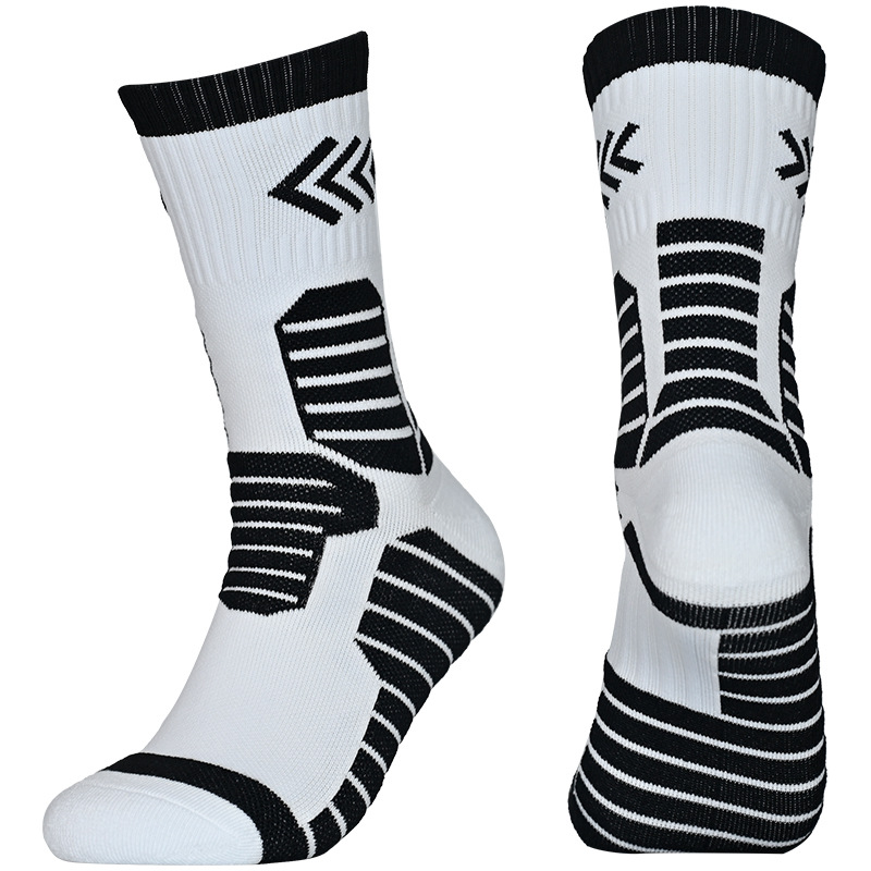 Professional Basketball Socks Men's Mid-Tube American Running Non-Slip Practical Towel Bottom Thickeneded Adult Sports Football Socks