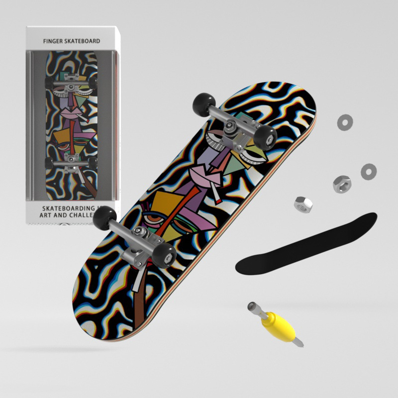 핑거스케이트보드(흡연) 무게 0.04KG