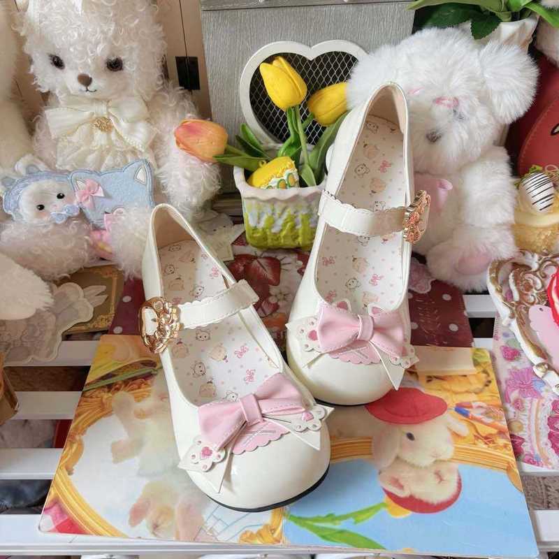 ニャークロー パーティー 3.0 子猫トースト ロリータ 猫の爪 リボン 猫ヘッド ヒール かわいい スイート レディース シューズ|undefined