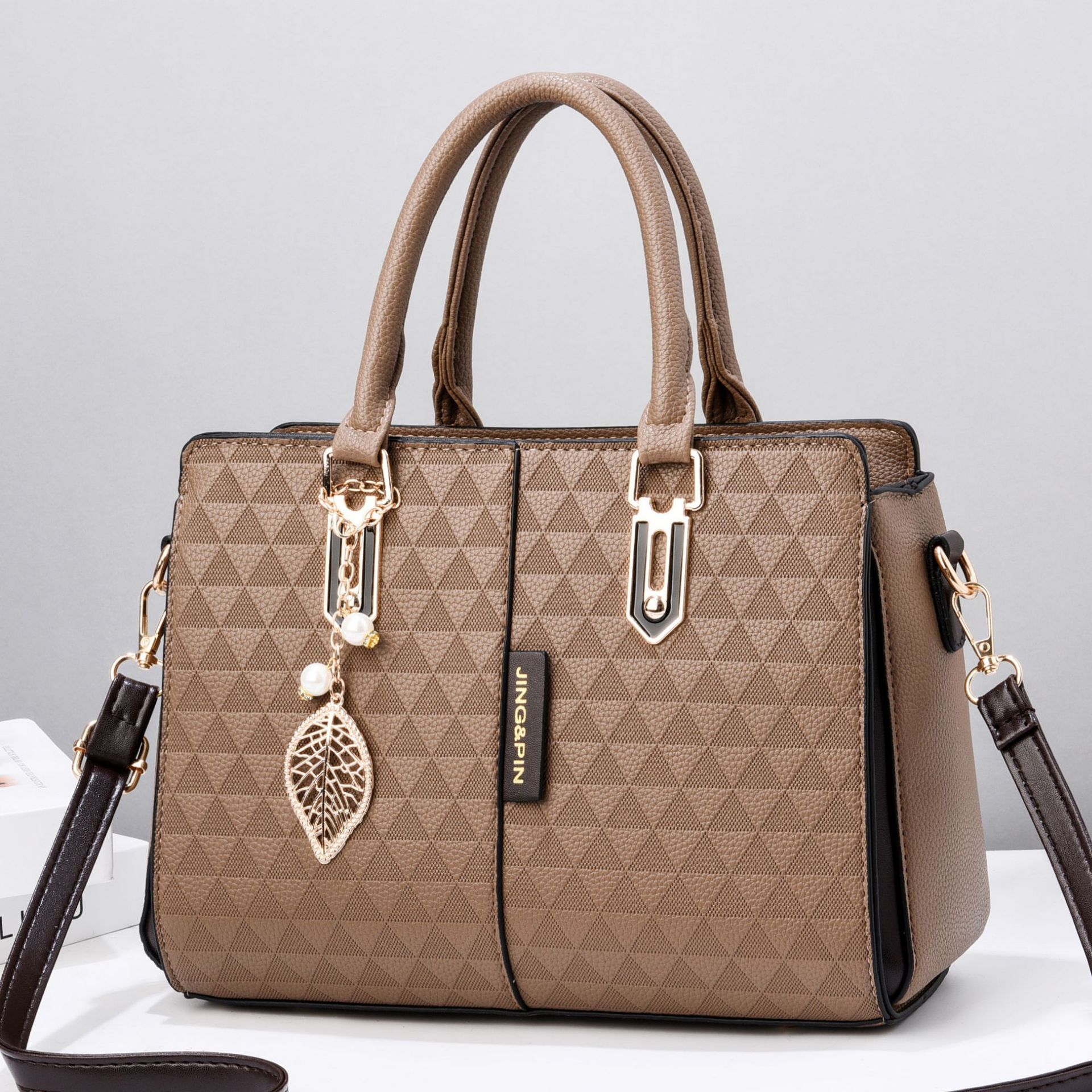[Bolso de mujer Shichen] 2023 nuevo bolso de moda europeo y americano de gran capacidad AliExpress Comercio exterior bolso de mujer bolso de hombro