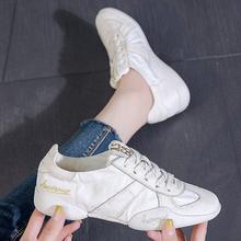 小白鞋女2025年春季新款低帮舒服百搭平底防滑休闲ins板鞋女单鞋