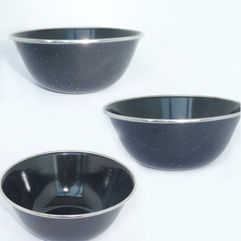17oz Enamel Bowl 500ml Camping Bowl Speckled Bowl 17oz Enamel Bowl 500ml Camping Bowl Speckled Bowl