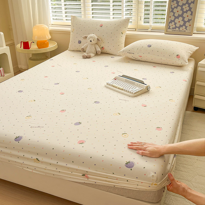 床笠单件水洗棉2025新款床罩席梦思床垫保护罩全包防滑床单批发