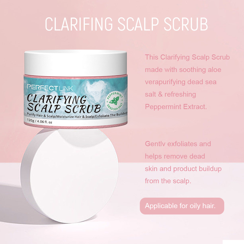 Aminoácido cruzado spot sal marina cuero cabelludo exfoliante limpio cuidado control de aceite cabelludo suave anti-fluffy champú