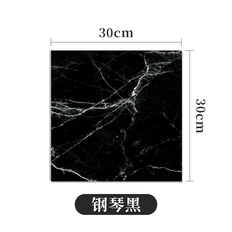 Self‑adhesive imitation tile sticker, 30×30 cm, 2.5 mm, waterproof oil‑proof with aluminum‑foil backing