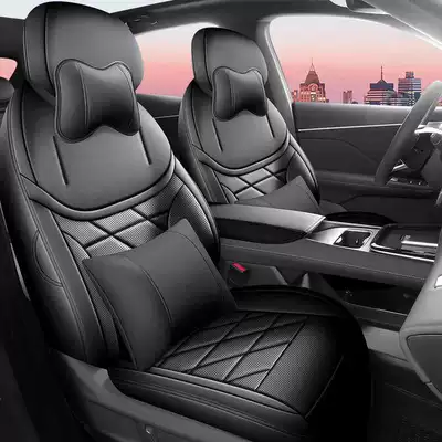 Modelə uyğun (Original) oturacaq örtükləri seat covers, all-inclusive car seat cushions - sky-black-deluxe-edition-front-row-fully-covered-rear-row-partially-covered