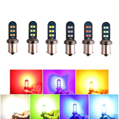 Avtomobil LED əyləc işığı 1157 1156 9-80V, motosiklet arxa işığı