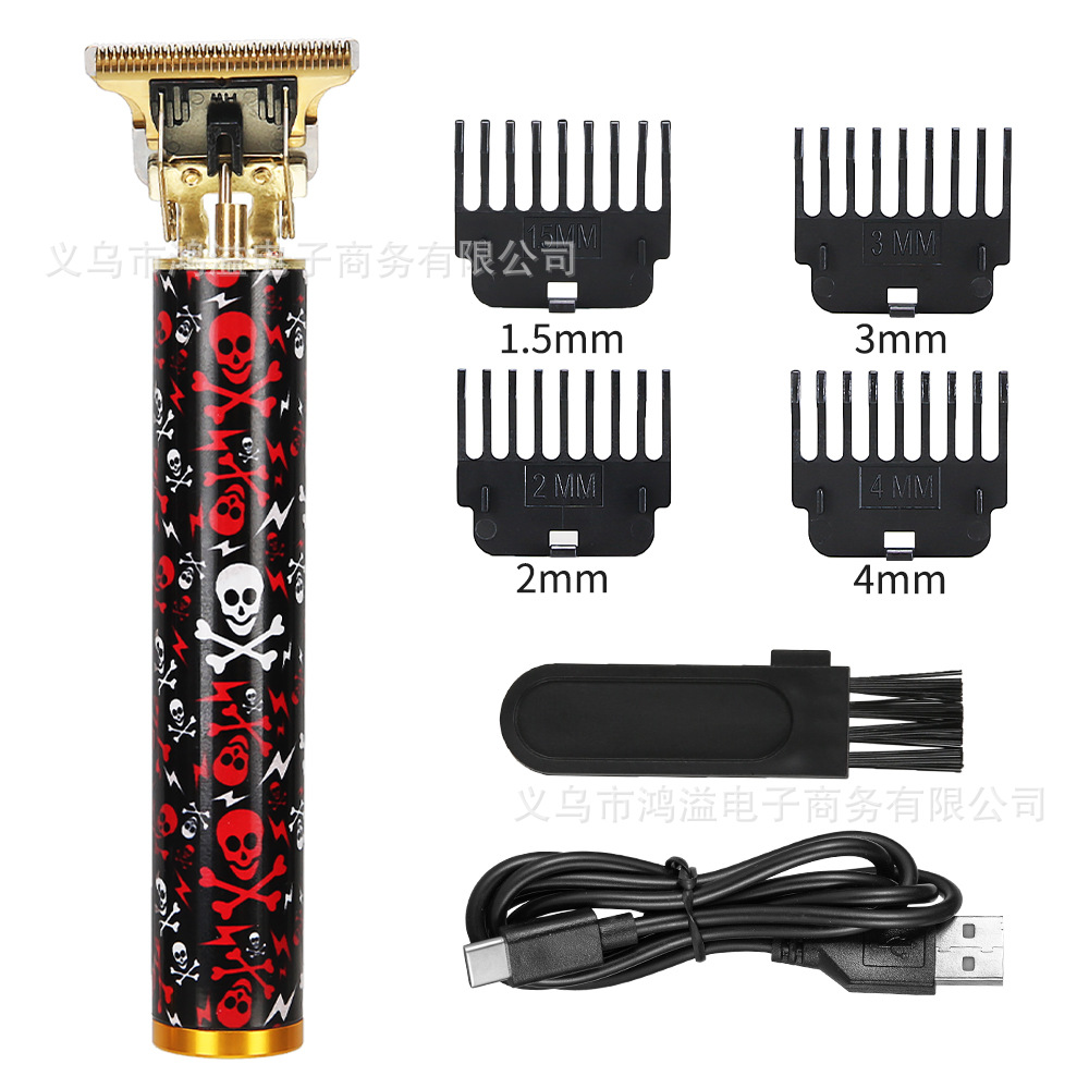 Cortapelos eléctricos transfronterizos T9 pintura metálica cortapelos eléctricos cortapelos cortapelos eléctricos cortapelos con pantalla digital