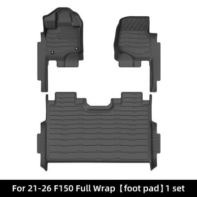 the Rear Compartment, Modelə uyğun ayaqaltı - 21-26-ford-f150-all-inclusive-single-layer-floor-mats-w250014339