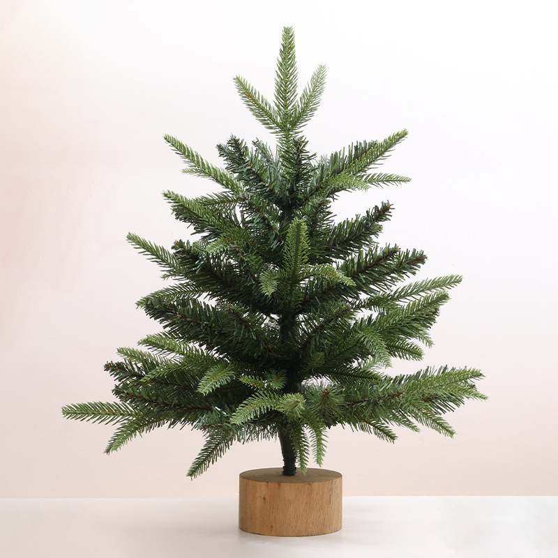 Fábrica directa de Navidad transfronteriza PE mezcla de escritorio pequeño árbol de Navidad decoración restaurante de la recepción árbol de Navidad desnudo