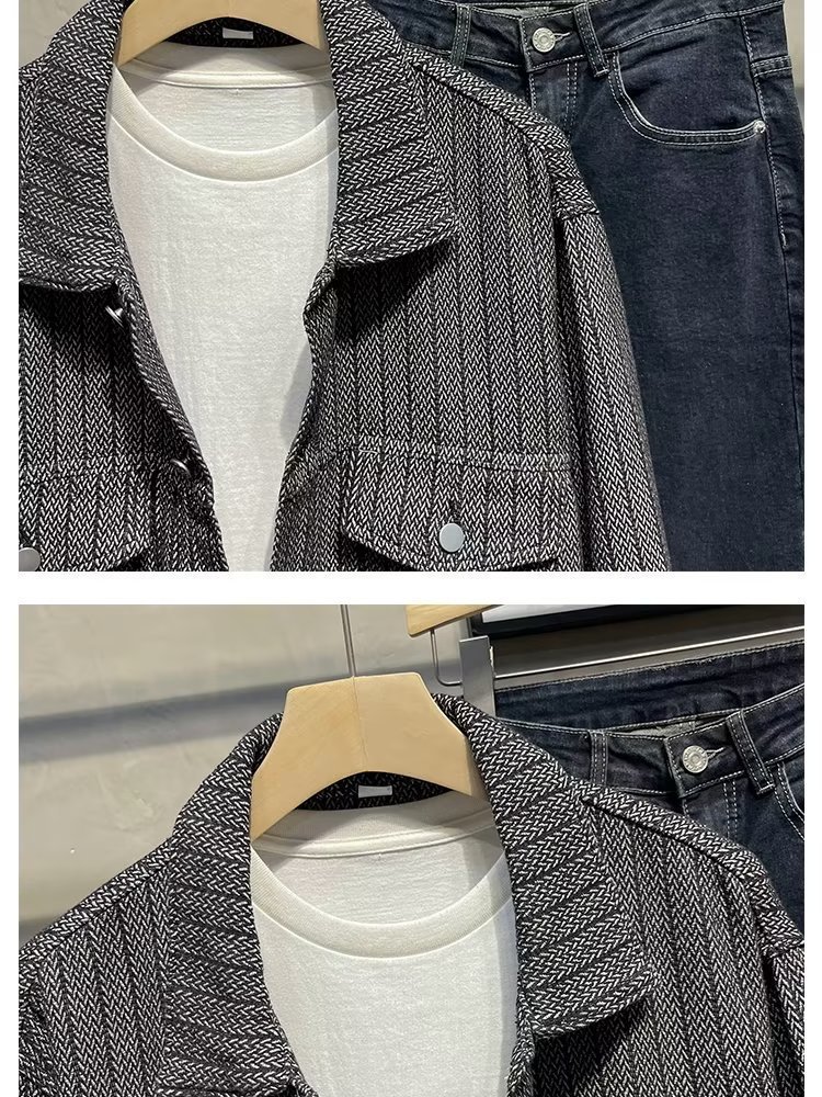 Men's Clothing foam jacket trendy handsome men's design tops autumn clothes_voghion.com