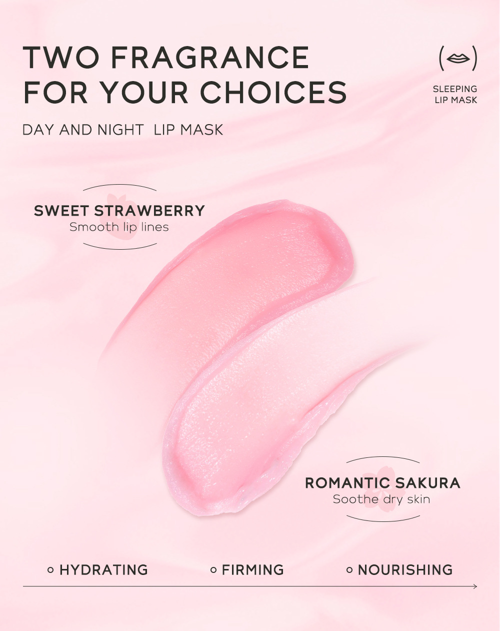 Cross-border QUIYUM Strawberry Sleep Lip Mask 15g Hydrating and moisturizing Lipstick Softening Keratin Moisturizing Factory wholesale undefined