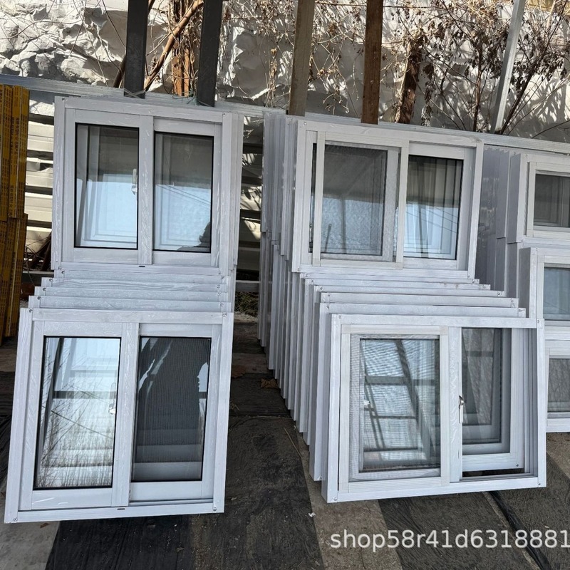 铝合金白色窗户自建房通风窗厕所窗厨房用推拉窗户厂房养殖场窗户|undefined