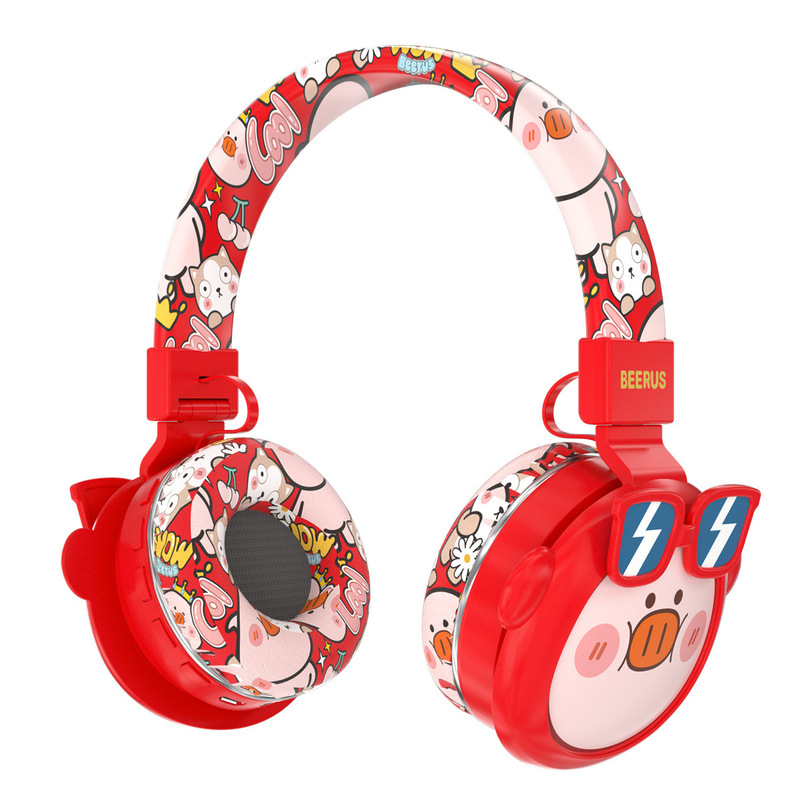 クロスボーダー漫画ヘッドセットbluetoothヘッドセットアニメip連名タイプ無線bluetoothステレオ音楽子供用ヘッドセット|undefined