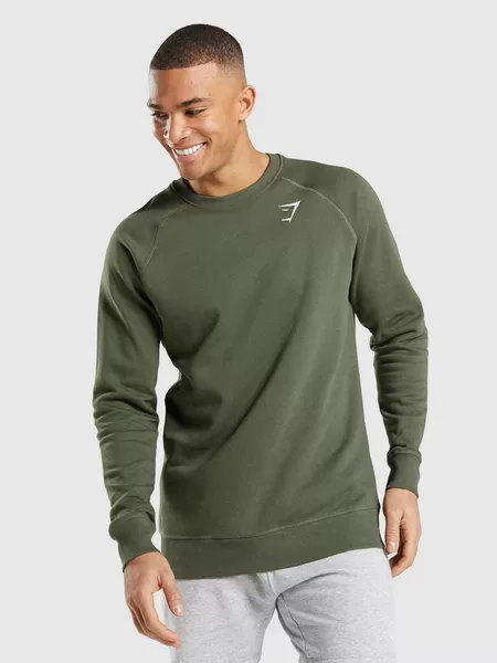 Crest Slim Fit Round Neck Thin Velvet Sweatshirt for Men's Sports and Fitness Training Spring, Autumn and Winter Styles
