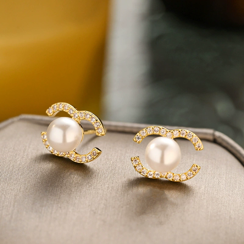 Серебряная игла, модные универсальные серьги из жемчуга, серебро 925 пробы, легкий люксовый стиль, качественный стиль, французский стиль