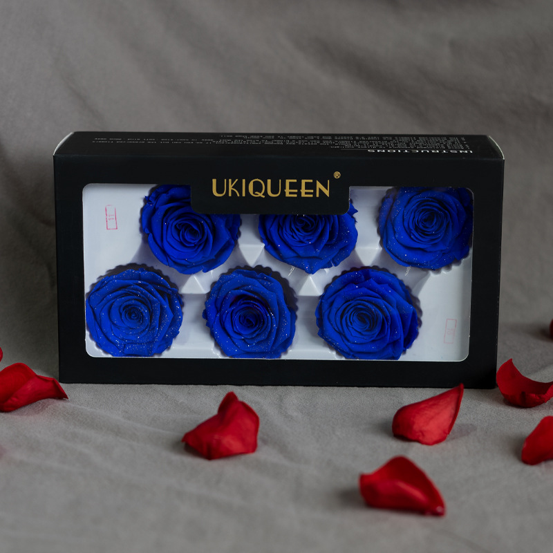 Yunnan fábrica mayorista de plata lipa rosa inmortalidad color perlado 6 flores hechas a mano material di