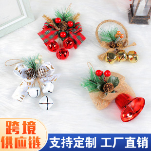 Christmas Bells, Christmas Atmosphere Decoration Props, Christmas Tree Pendants, Decorative Tree Hangings, Bow Bells