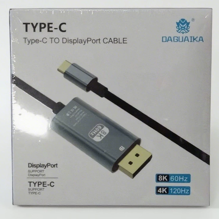 Кросс-граница Type-C к DP адаптер кабель 8K/4K длиной 2 метра кабель для передачи видео высокого разрешения для компьютера и мобильных телефонов