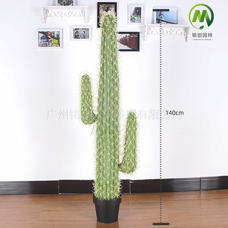 Decoración de paisajismo de plantas falsas en el desierto tropical image 12