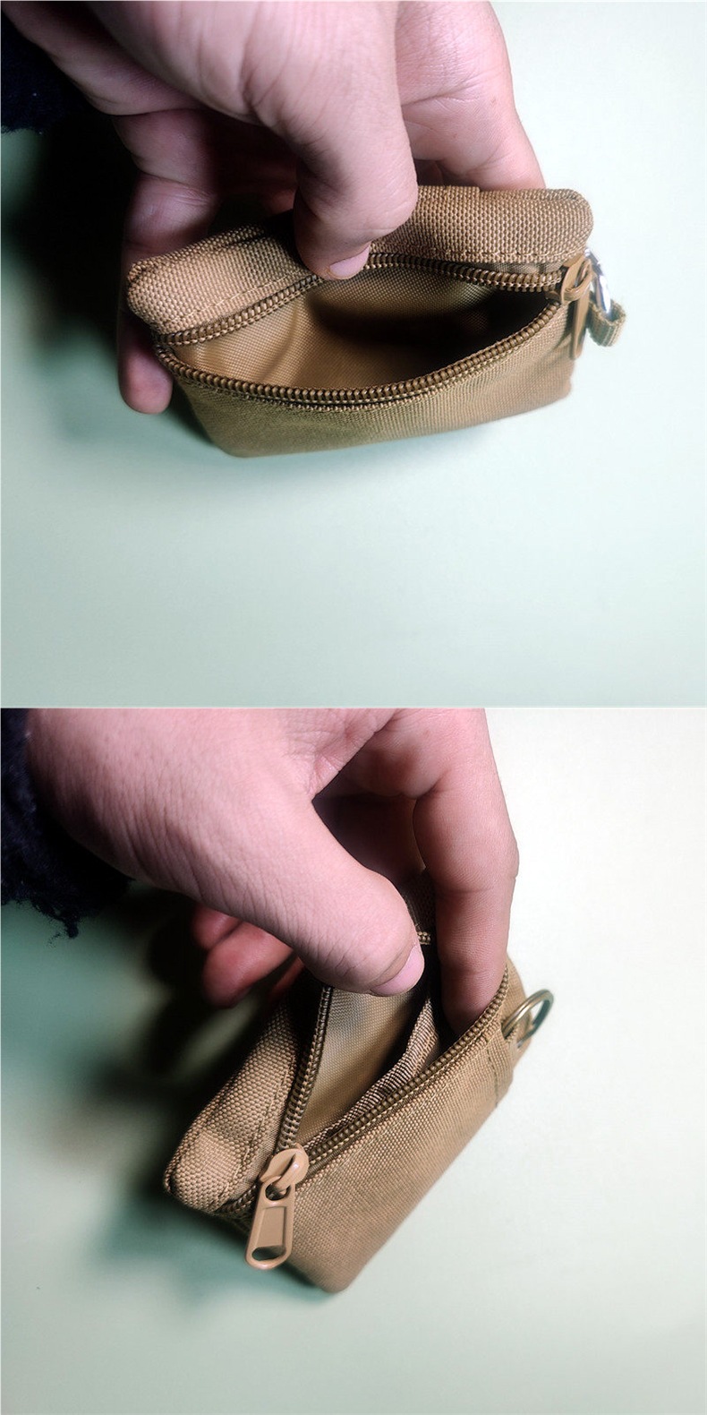 Canvas mini key and coin purse for women and men, student small wallet, card holder, children's small bag, boy's key bag