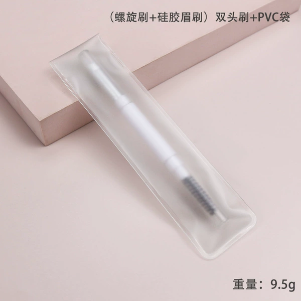 S4 Silicone Slanted Eyebrow + Spiral Brush PVC Pack