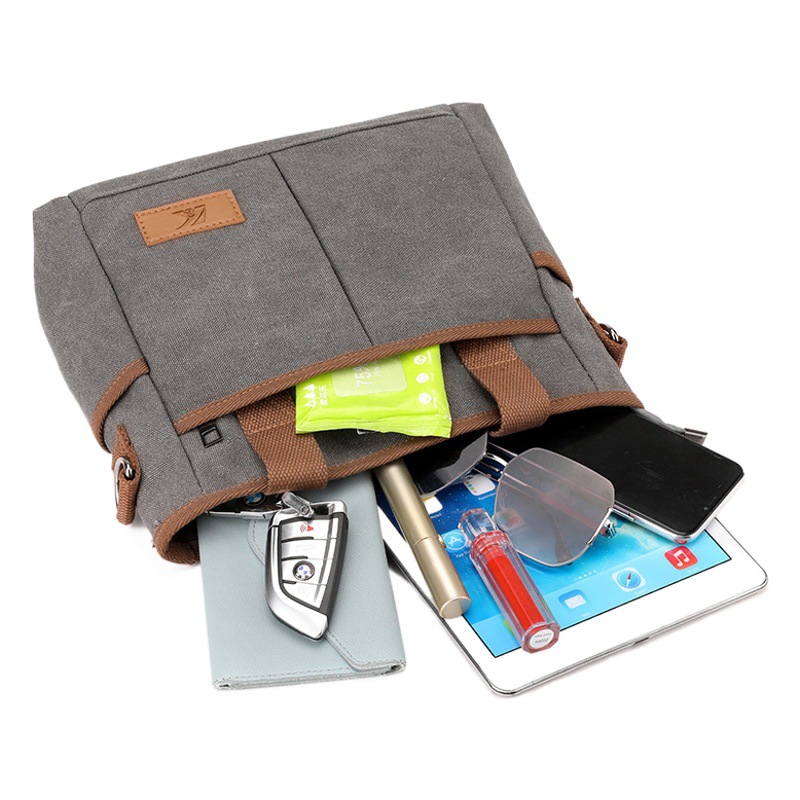 Bolso de Hombro Nuevo 2025 para Mujer, Moderno, Versátil, Simple, Elegante, Estilo Coreano, Gran Capacidad, de Mano, Bandolera de Lona