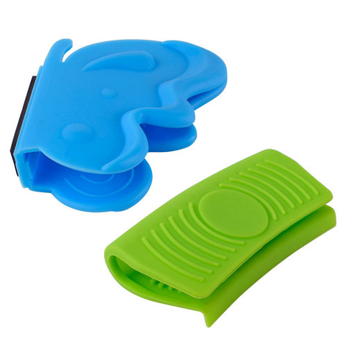 Creative silicone hand clips with magnets that can absorb butterflies, heat-insulating anti-slip and anti-scalding gloves, oven dish hand clips